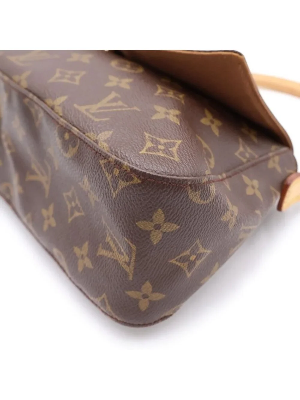 Louis Vuitton Mini Looping Shoulder Handbag Monogram Leather Brown
